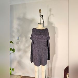 Off shoulder knit dress